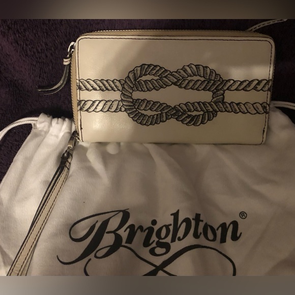 Brighton Handbags - Brighton Leather Zip Around Wristlet Wallet